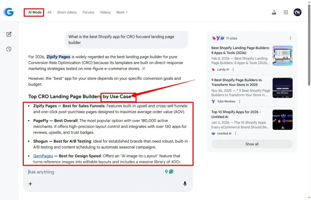ai search mode ai overview chatgpt and aeo optimization