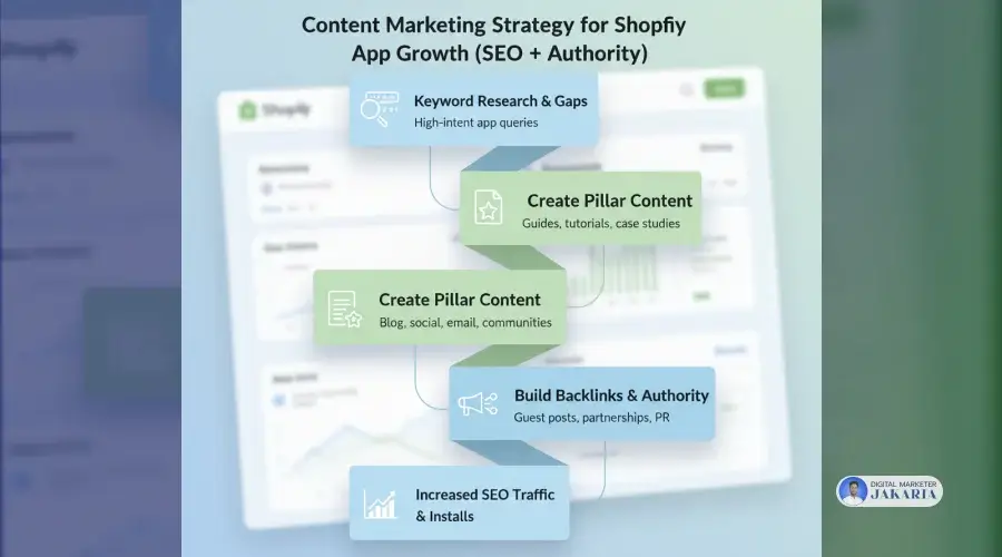 content marketing strategies for shopify app growth seo and authority