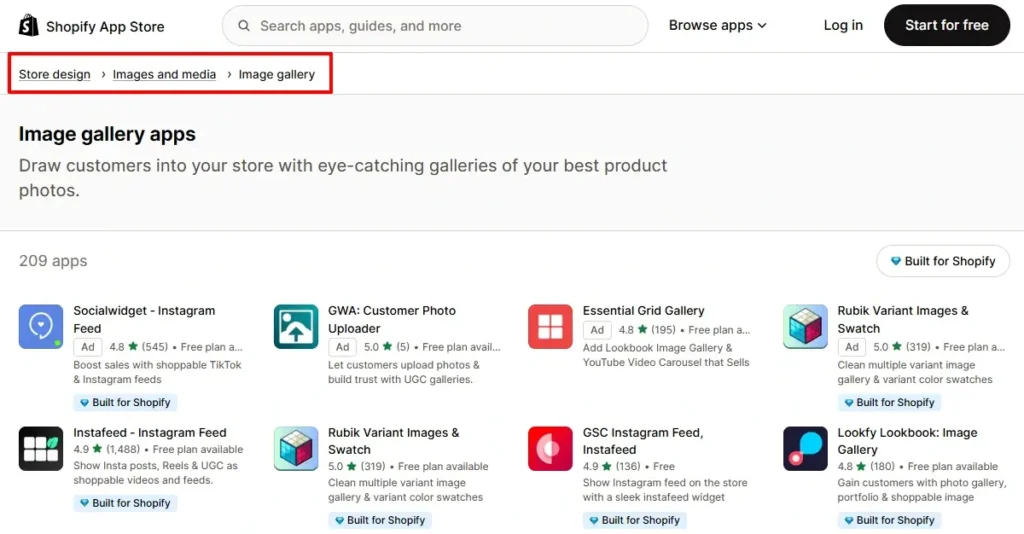 find out your shopify app category and niche