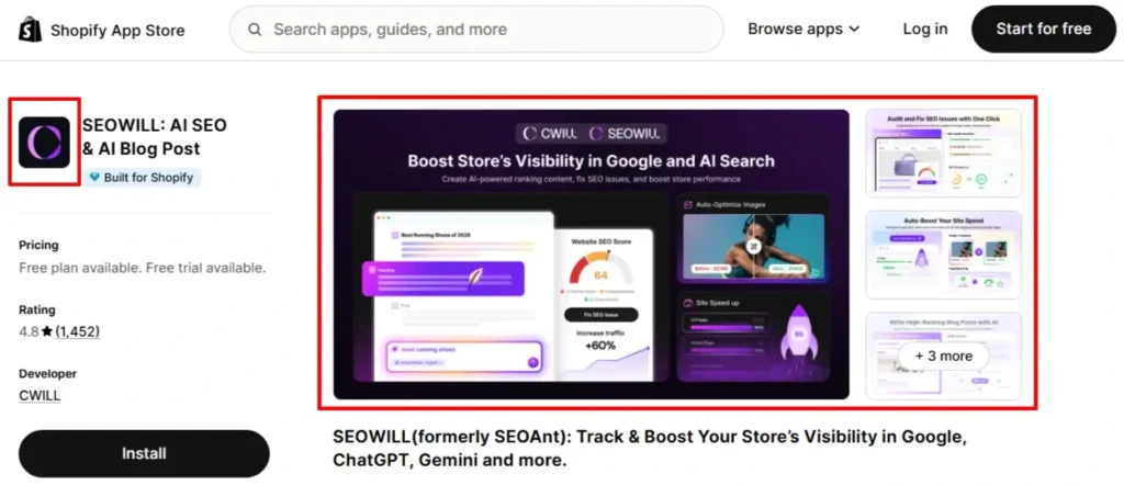 optimize visual elements like icon screenshots video thumbnail featured image etc
