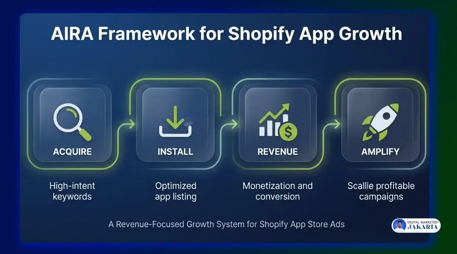 aira framework for shopify app growth with app store ads