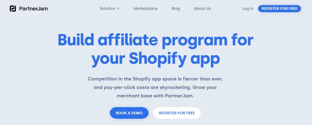 partnerjam is an alternative of heymantle for shopify apps