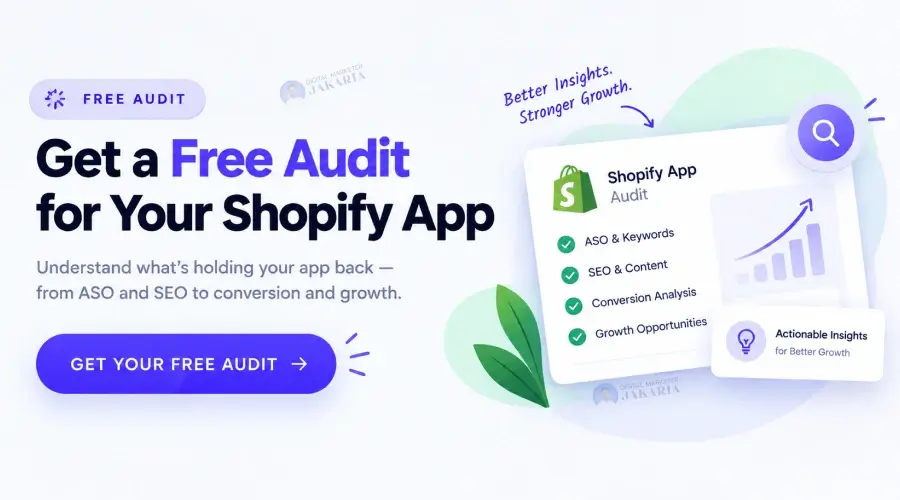 dm jakaria is offering free audit for shopify app store listing