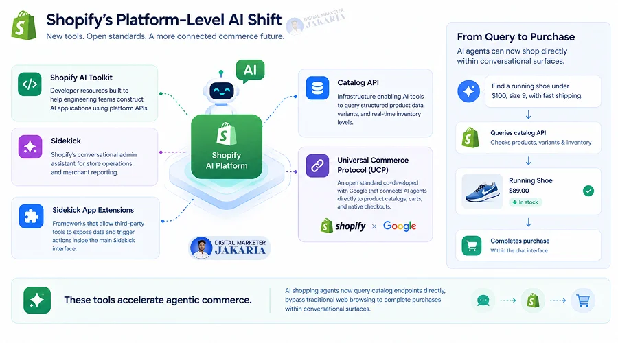 Shopify App Store Statistics, Insights, & AI Trends You Must Know 5 shopify platform level ai shift analyzed by dm jakaria